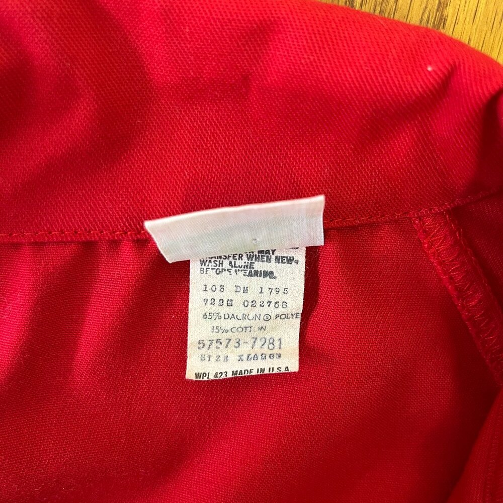 Original red Levi's bomber jacket - Picture 5 of 8